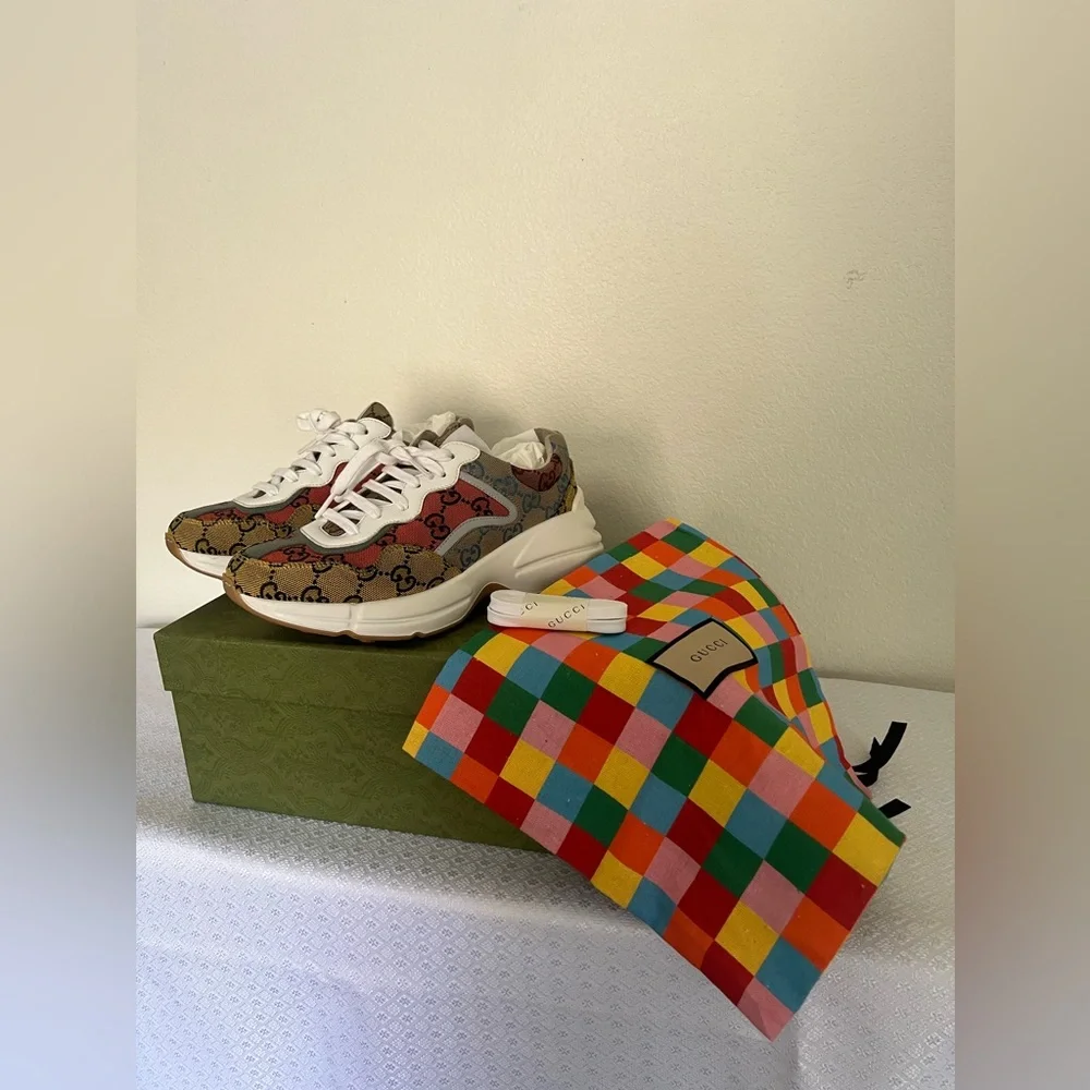 Gucci Rhyton GG Multi Orange. - Picture 6 of 10